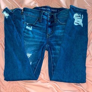 size 000 american eagle skinny jeans